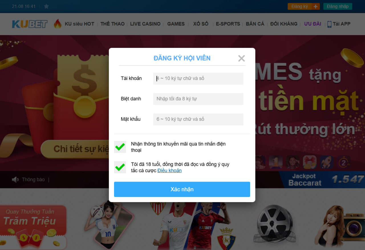 Kubet - Link Truy Cập Chính Thức Ku Bet - Tặng Code 88k 38 Đăng ký KUBET - Bước vào sảnh KU và hòa mình cùng nền tảng giải trí cá cược ấn tượng